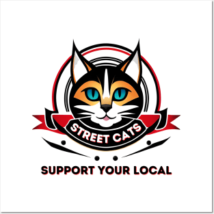 Street Cats Posters and Art